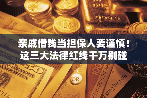 武汉亲戚借钱当担保人要谨慎！这三大法律红线千万别碰